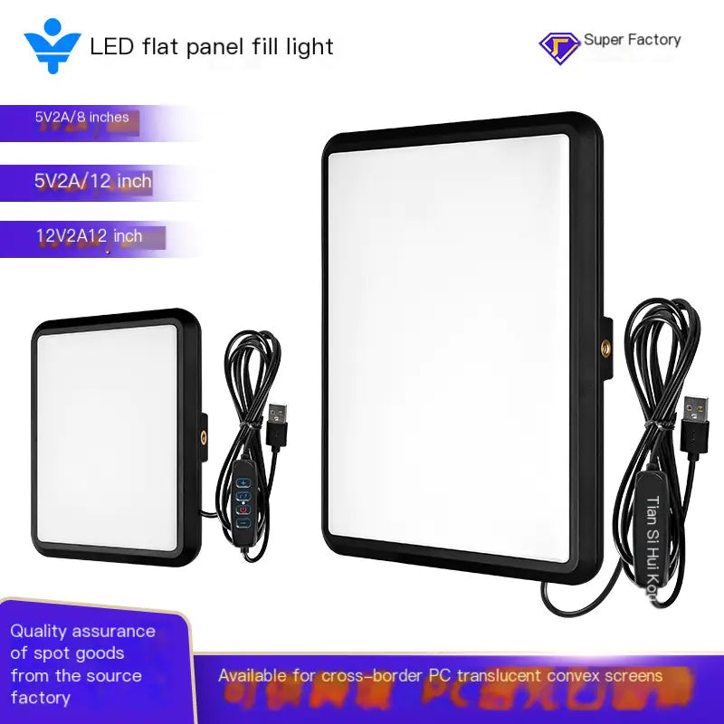 8-Inch LED Fill Light for Photography and Live Streaming